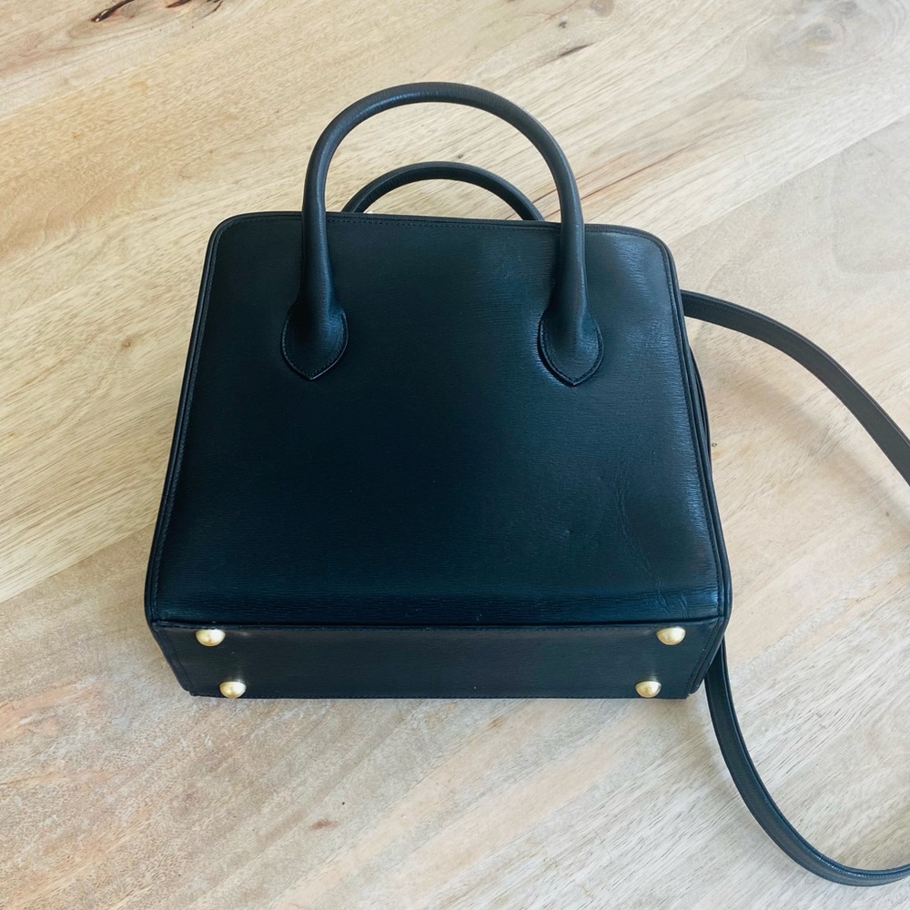Barry Kieselstein-Cord Vintage Moonstar Black Leather Bag - Picture 6 of 8